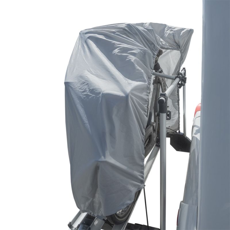 Housse de protection XL pour 2 vélos - Pour transport sur porte-vélos à l'arrière du camping-car/caravane - Avec compartiment pour panneau de signalisation